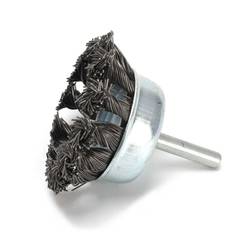 1 шт. 50 мм вращающаяся латунная стальная проволочная щетка ОБЖИМНАЯ чашка набор