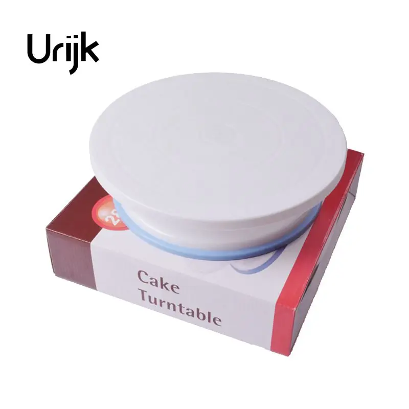 Urijk 1PC Cake Tools Rotary Baking Turnables Table Decorating PP Plastic 10 Inch | Дом и сад