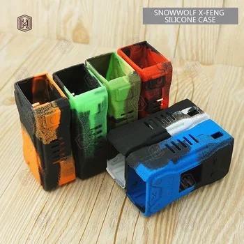 

1pc silicone case for SNOWWOLF X-FENG 230W TC Box Power Mod NEW COLORS FAST SHIPS thicker Wrap skin sleeve cover only