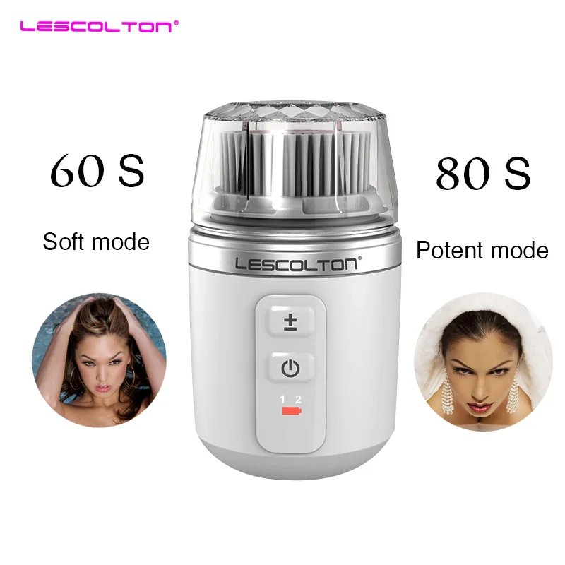 Mini cepillo eléctrico ultrasónico limpiador facial limpieza Facial Spa herramientas de masaje facial limpieza Facial cepillo facial vibración