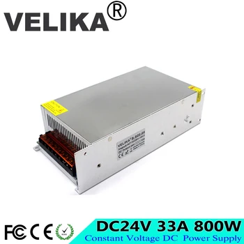 

Single Output DC24V 33A 800W Switching Power Supply 110V 220V to AC DC 24V Converter Voltage Transformer for LED Strip light