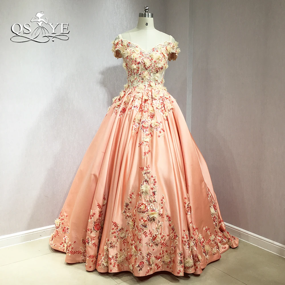 Flower Prom Dresses
