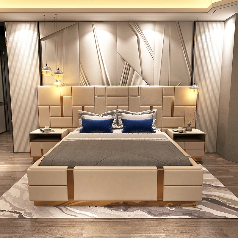 Italian Style Bedroom Furniture Postmodern Luxury Style Bed Bedroom Sets Aliexpress