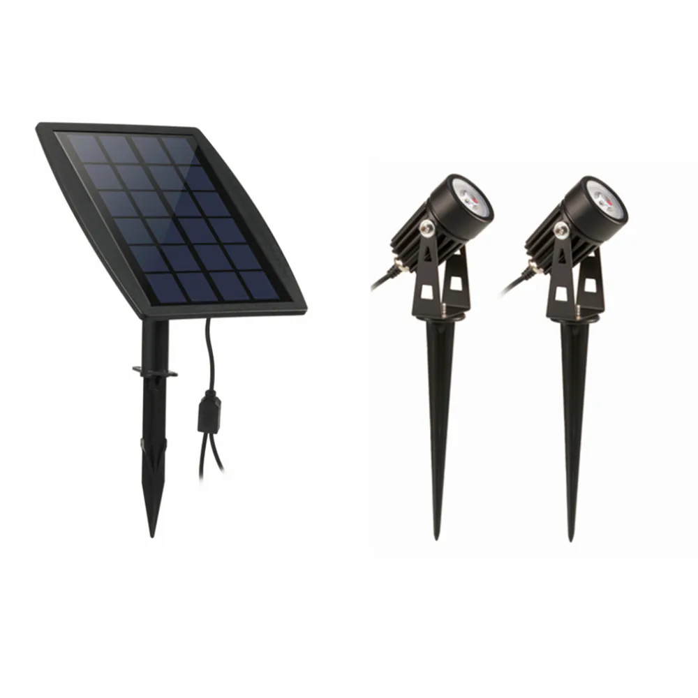 Waterproof IP65 Outdoor Garden LED Solar Light Super Brightness Garden Lawn Lamp Landscape Spot Lights