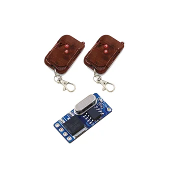 

DC3.5V-12V Mini Remote Control Switch System Receiver Transmitter Learning Code Momentary Toggle Latched 315/433MHZ