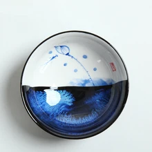 2 шт./лот, 45 мл, креативные фарфоровые чайные чашки с ручной росписью, домашняя посуда для напитков, Офисная чайная церемония, малая чайная чашка, миски