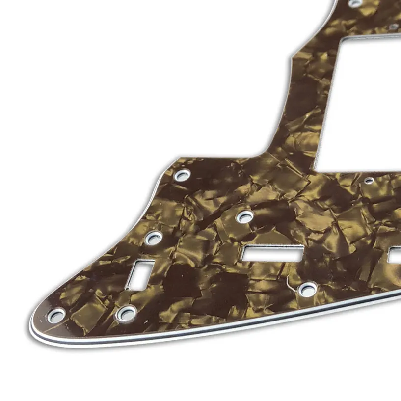 Pleroo Custom Guitar Parts- For USA\Mexico Fd Jazzmaster style Guitar pickguard With PAF Humbucker Scratch Plate Replacement