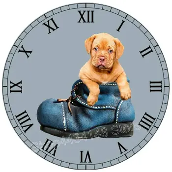 

ArtBack 5D Diy diamond painting dog wall clock Full Square Diamond embroidery cross stitch Needlework Rhinestone Mosaic Crafts