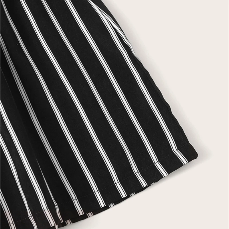 Bowknot Striped Shorts - Image 4