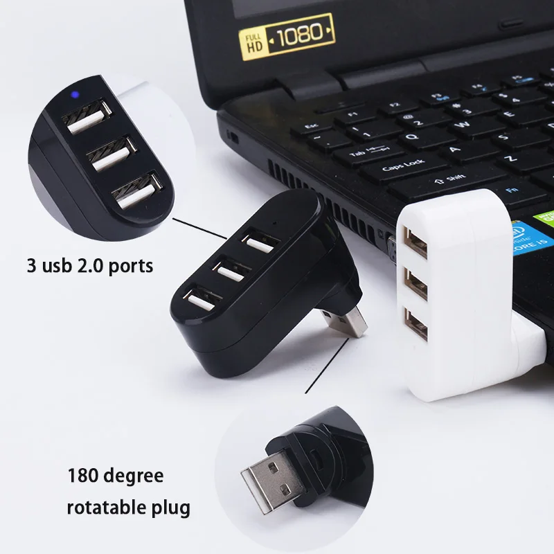 Sovawin Usb Hub 2,0 High Скорость 3 Usb Порты и разъёмы Splitter адаптер с otg-sd TF микро кардридер для портативных ПК Мышь приемник