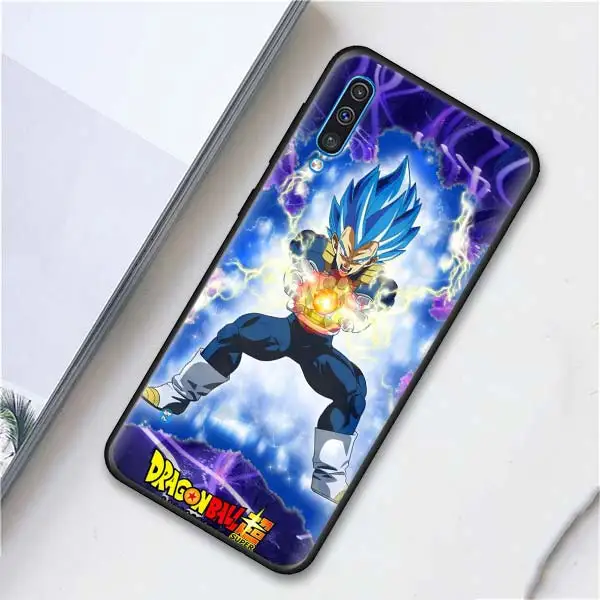 Мягкий чехол для телефона Goku Dragon Ball Z Super Saiya s для samsung Galaxy A10 A20 A30 A40 A50 A70 A6 A7 A8 Plus A9 M30 M20 черный чехол C - Цвет: 013