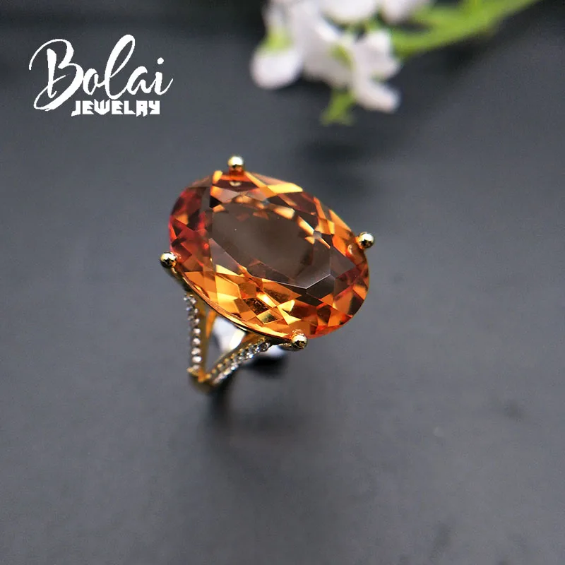 Bolaijewelry, большой размер, Овальный 13*18 мм, женские кольца из зултанита, меняющие цвет, Настоящее серебро 925 пробы, хорошее ювелирное изделие, лучший подарок для жены и мамы