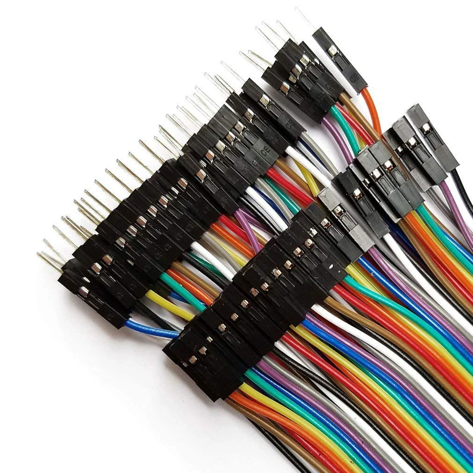 Dupont line 120 шт. 15 см штекер + гнездо и Кабель перемычка для Arduino|Аксессуары