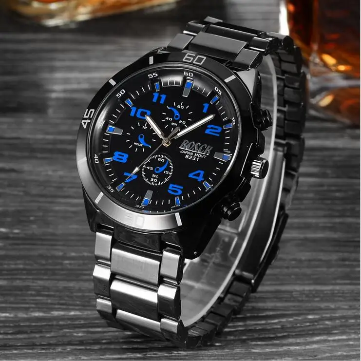 

2018 new watch men's quartz fashion simple trend leisure waterproof youth watch