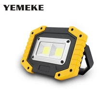 DC 5 В 20 Вт светодиодный портативный фонарь, точечный светильник, уличный светодиодный рабочий светильник, перезаряжаемый аккумулятор 18650 для охоты, кемпинга, открытый светильник ing