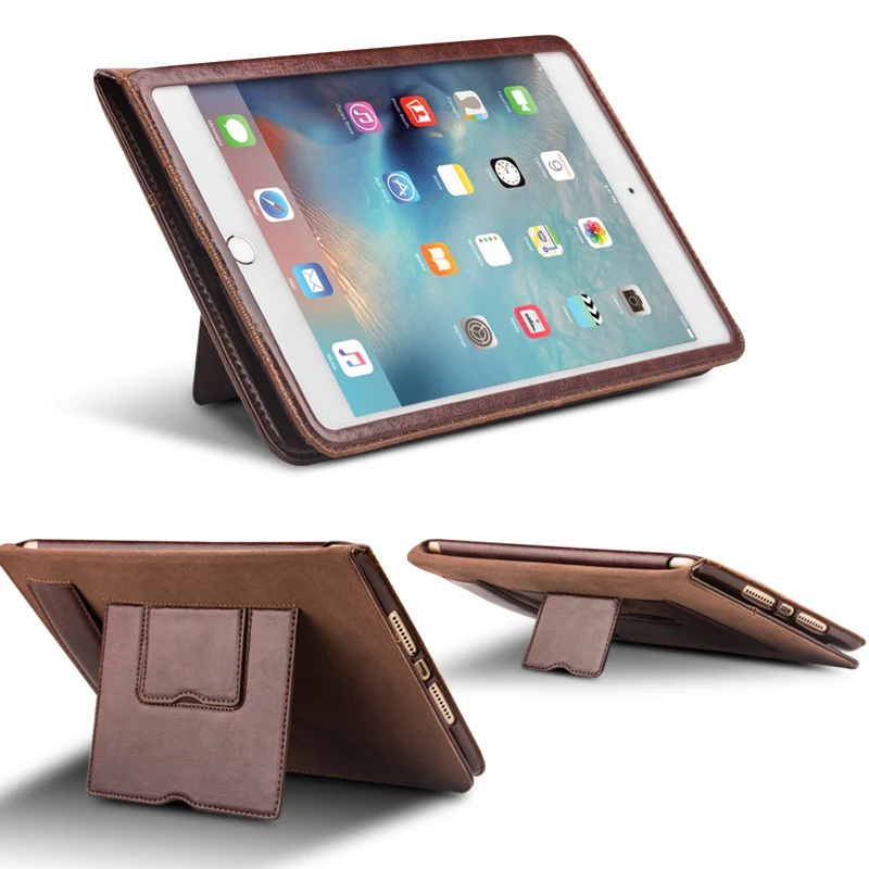 

Case For ipad 2 3 4 bag, Magnetic Smart Cover luxury Genuine Leather Stand multi-functions Tablet Case For Apple For iPad 2 3 4