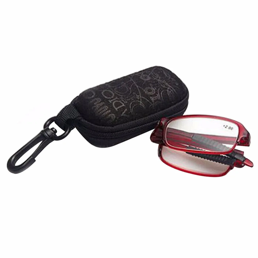 

Reading Glasses Foldable Frame Reading Presbyopic Glasses Lightweight + 1.0 to 4.0 With Case