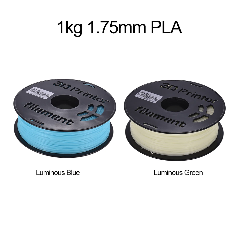 

Luminous PLA Filament 1.75mm Diameter Glow in the Dark Printing Material Supply for 3D Printers 1KG/ Spool