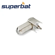 Superbat F через отверстие Jack прямоугольная печатная плата крепление длинная версия RF разъем 50 Ом