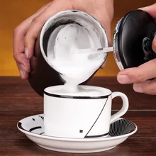 Цилиндрический молочный двухслойный крем для рук из нержавеющей стали, вспениватель молока, чашка для кофе, 200 мл