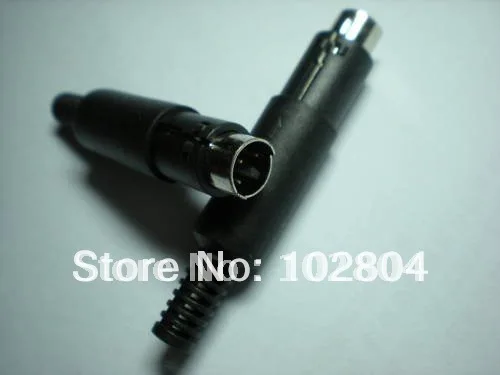 

DIN Plug Connector 3 Pin Mini with Plastic Handle 6 pcs per Lot