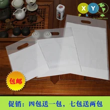 50 шт.,, Высококачественная сумка для десерта, вынос, выпечка, женская сумка-шоппер, сумка для торта, пластиковые сумки, хозяйственная подарочная сумка