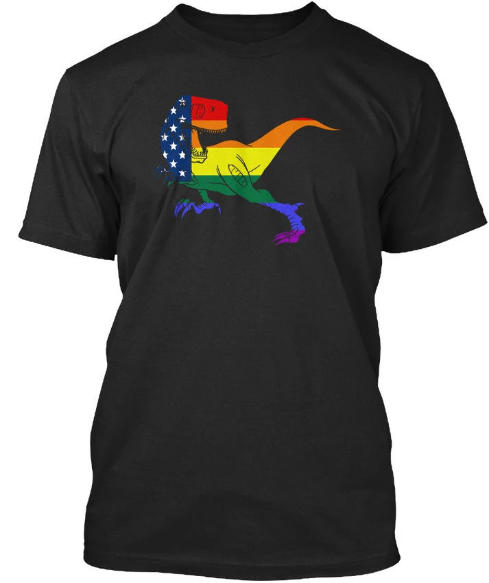 Lgbt Dinosaur T Rex National Pride March Standard футболка унисекс Горячая новинка 2018 летние модные