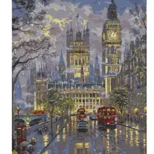 21023 парламент Соединенного Королевства-краска по комплекты номеров для взрослых DIY