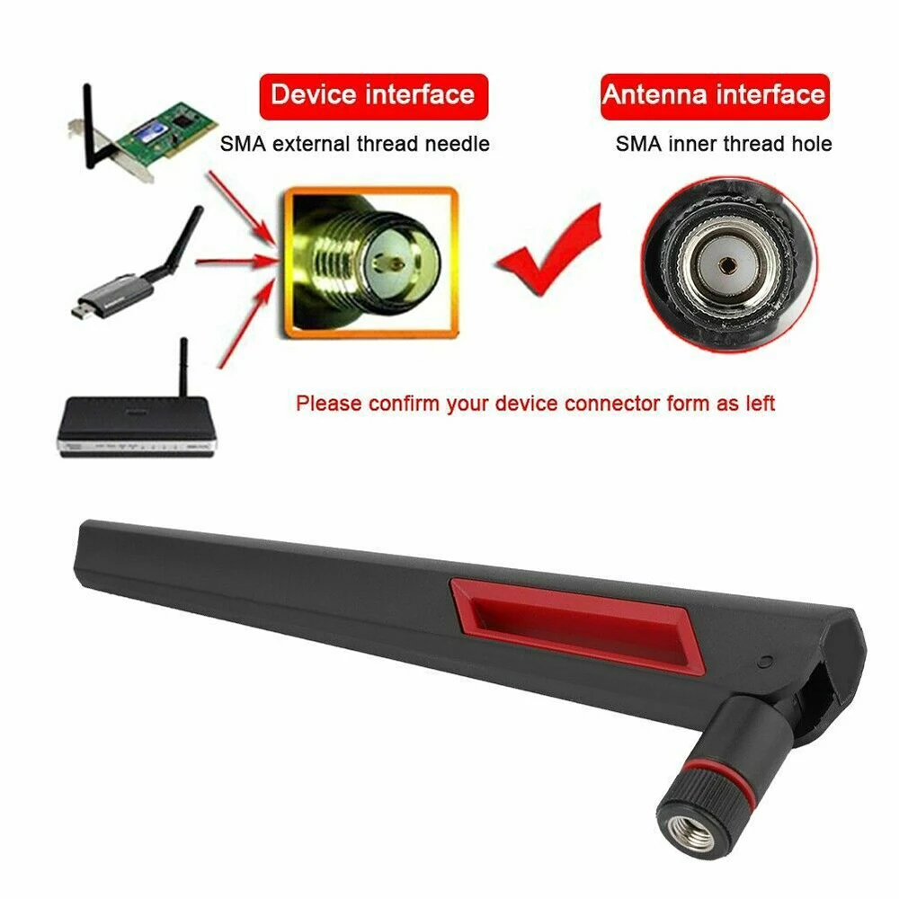 

WiFi 2.4G/5G/5.8G Dual-band antenna Wireless LAN/Wi-Fi Router Adattatore Antenna