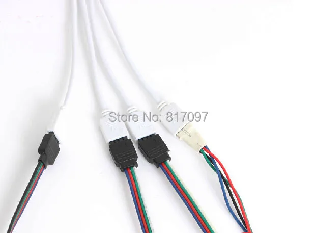 

1 to 4 pin splitter led connector for RGB LED strip Lights SMD5050 SMD3528 led strip connector led strip accessories