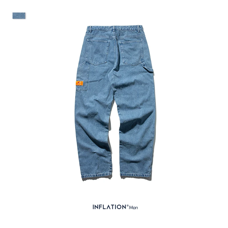 Джинсы INFLATION Fashion Modis мужские уличные свободные прямые джинсы Мужские 2020 AW