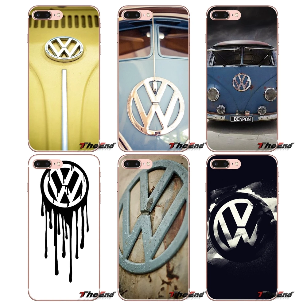 

For Apple iPhone X 4 4S 5 5S SE 5C 6 6S 7 8 Plus 6Plus 7plus 8plus Fundas Coque Retro Volkswagen Vw Beetles Soft Cover case
