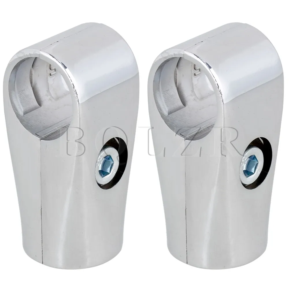 BQLZR 2 x Aluminum Alloy Drying Rack Pipe Fittings Two way Connector