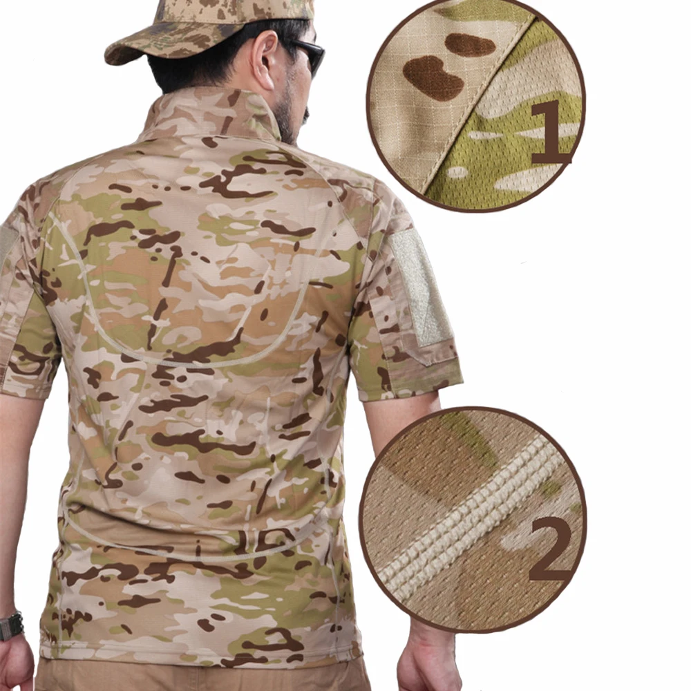 TENNEIGHT Тактическая Военная футболка дышащая быстросохнущая камуфляжная футболка с короткими рукавами Мужская Спортивная футболка для пешего туризма и альпинизма