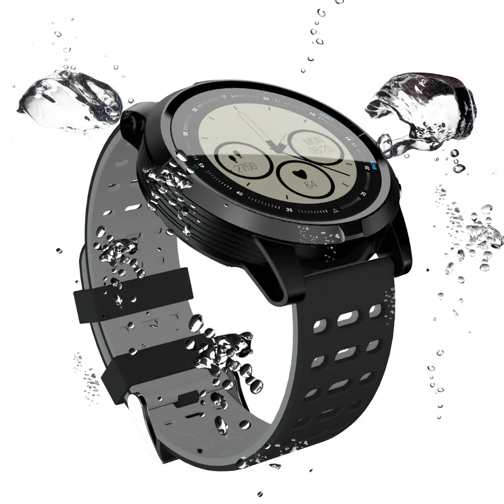 LOKMAT Smart watch bluetooth GPS Heart Rate Monitor Waterproof IP68 Men Clock Multiple Sport Modes Smartwatch For IOS Android