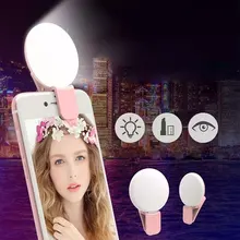 Зажимное кольцо для селфи с подсветкой для смартфона iPhone iPad Samsung Smartphone Selfie