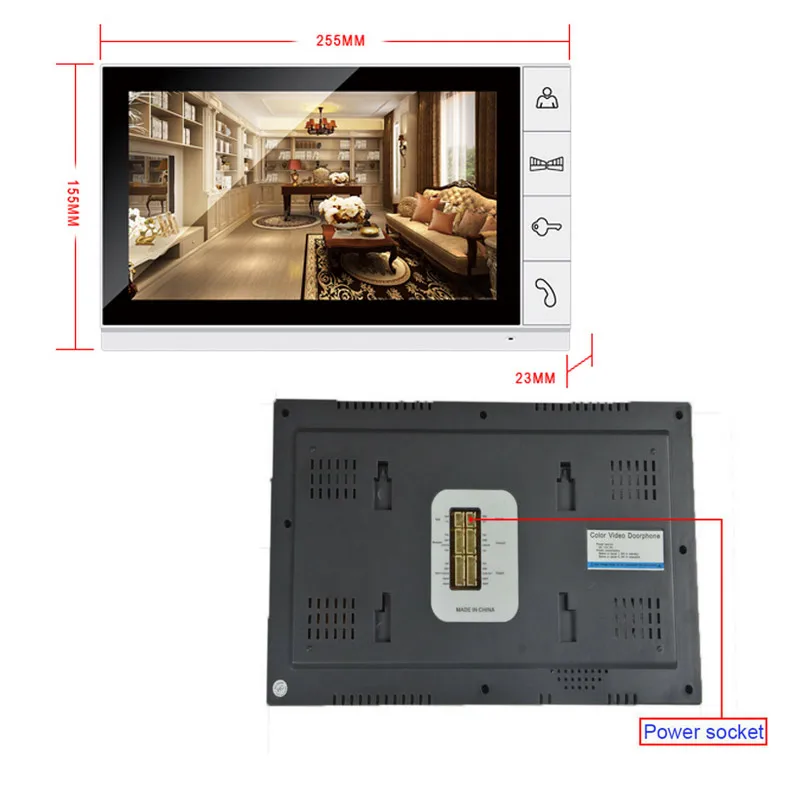 9 &quotдюймовый цветной цифровой экран TFT 800x480 LCD широкоформатный монитор для