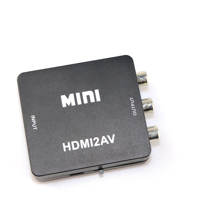 

New HDMI to RCA AV Converter HDMI to AV adapter Android TV Smart Box Laptop Chromecast for 1080P 720P 480P NTSC/PAL HDMI2AV