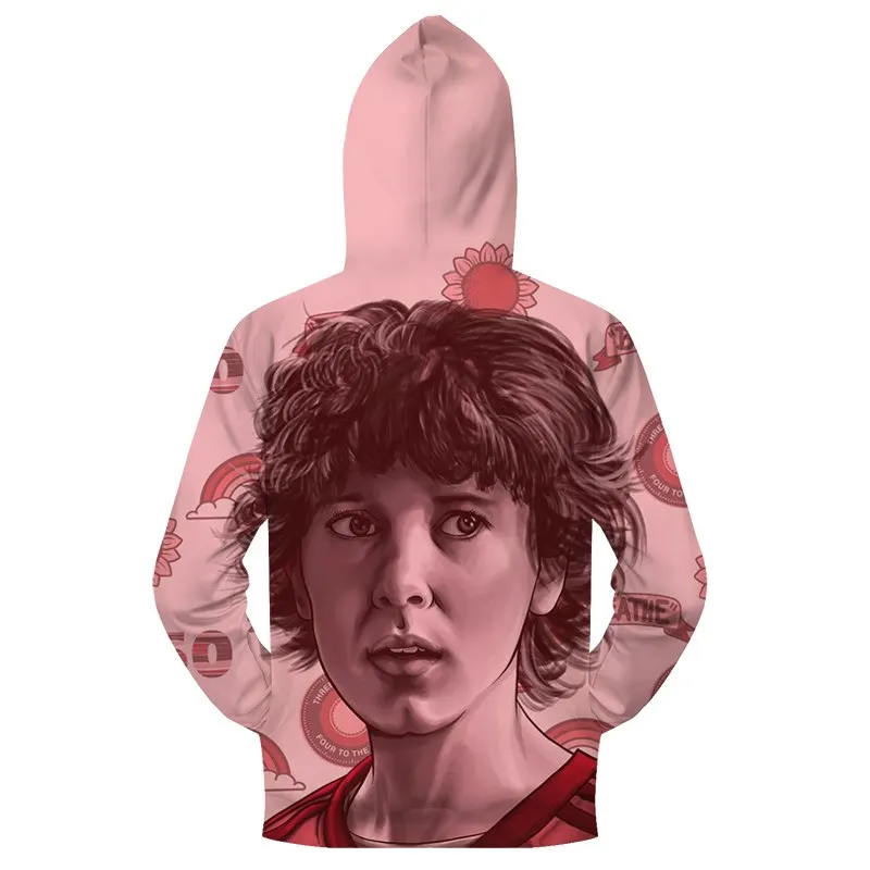 Смерть 3D Толстовки с капюшоном на молнии Для мужчин Zip Hoody Повседневное Толстовка