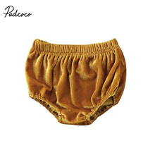 4 однотонных Цвета для малышей для маленьких мальчиков Обувь для девочек детские бархатные Брюки для девочек Шорты для женщин Низ шаровары Трусики для женщин От 0 до 3 лет