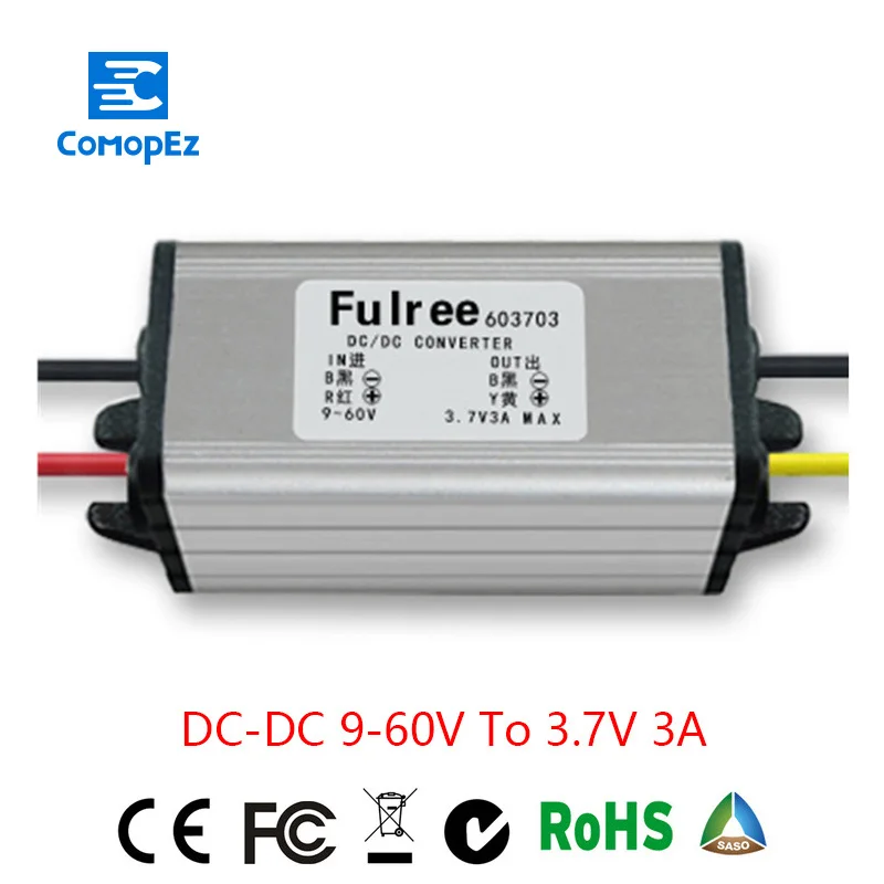 

DC-DC Buck Power Converter 12V/24V to 3.7V 3A