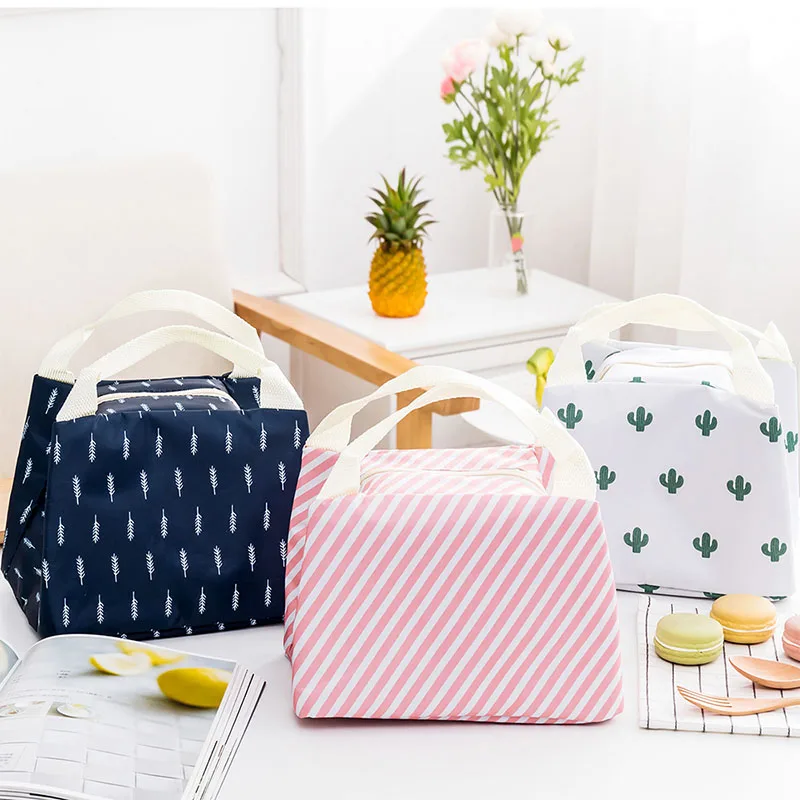 

Cartoon Flamingo Insulation Bag Waterproof Takeaway Lunch Bag Portable Zipper Multifunctional Insulation Bag Fresh Ice Pack