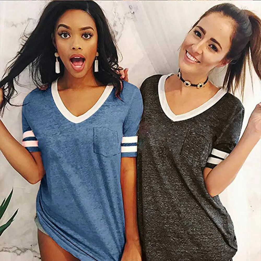 baseball v neck shirt