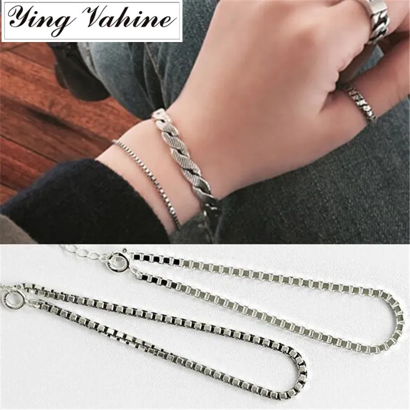 

100% 925 Sterling Silver Simple and Elegant Bracelets for Women