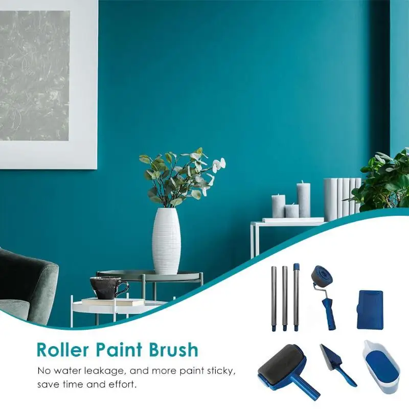 5/8pcs No Seam Multi-functional Paint Runner Roller Corner Brushes Set for Wall Painting Seamless Colorful Box New Paint Set 5/8pcs No Seam Multi-functional Paint Runner Roller Corner Brushes Set for Wall Painting Seamless Colorful Box New Paint Set