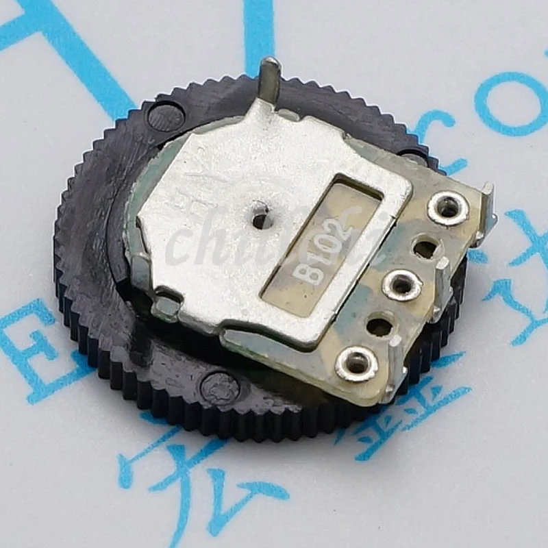 Bulk sale B102 1K 16*2MM 16MM 2MM thick diameter disc gear single dial potentiometer