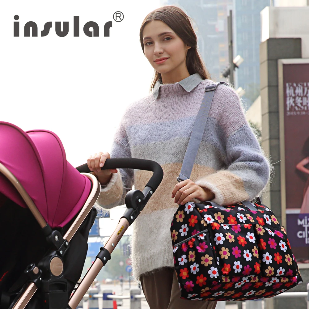 

Maternity Nappy Bag Diaper Changing Waterproof Multifunctional Lady's Bags For Kids Baby Bags For Mom