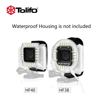 

Tolifo HF38 and HF40 Small Size Led Action Camera Fill-in Light Work Directly with Power Bank for Gopro Hero Hero 3