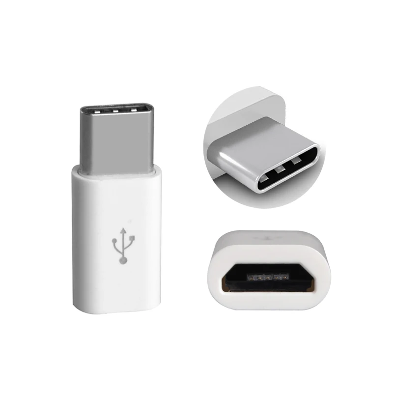 Etmakit Micro USB для type-C type C адаптер для синхронизации зарядки type C разъем ABS вставляется с обеих сторон размер NK-Shopping