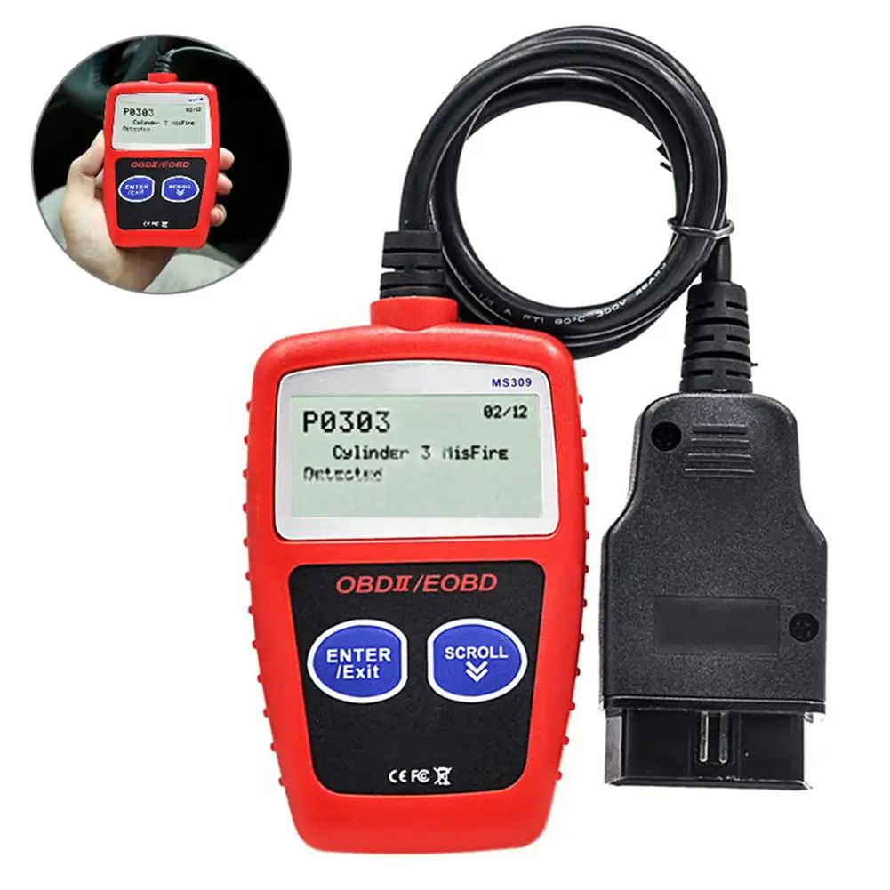 

Original Car Code Reader AUTEL MS309 CAN BUS OBD2 Reader Car Code Readers & Scan Tools MS309 Scanner Car Repair Tools